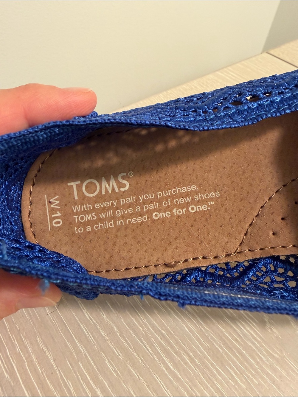 *EUC* TOMS Women’s Alpargata Moroccan Crochet Slip On Shoes - Picture 7 of 7